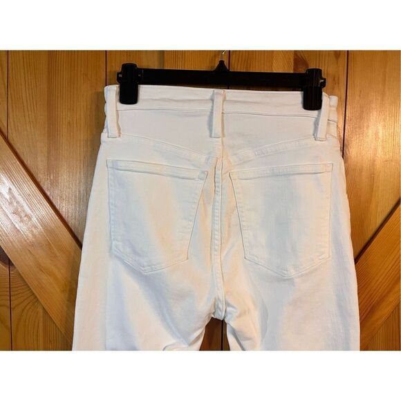 J. Crew curvy toothpick Denim Women’s White jeans size 28 (2186) - Picture 6 of 8